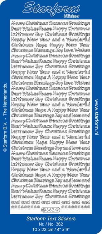 Deco Stickers - Variety Sayings Christmas-1