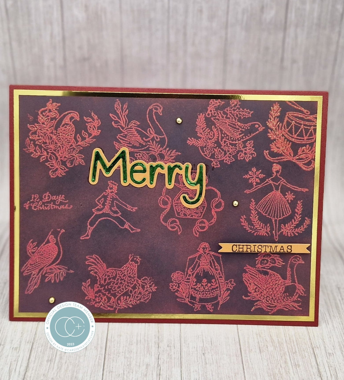 Craft Consortium 12 Days Of Christmas - Set de Tampons 6x8-4