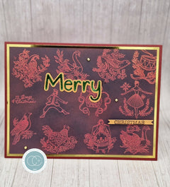 Craft Consortium 12 Days Of Christmas - Set de Tampons 6x8-4