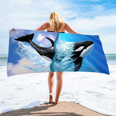 Square beach towel-10