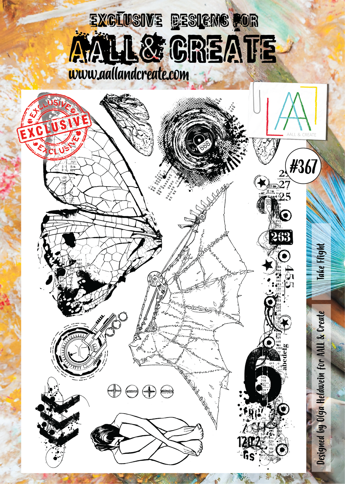 AALL and Create Stamp Set - 367 - Take Flight-1