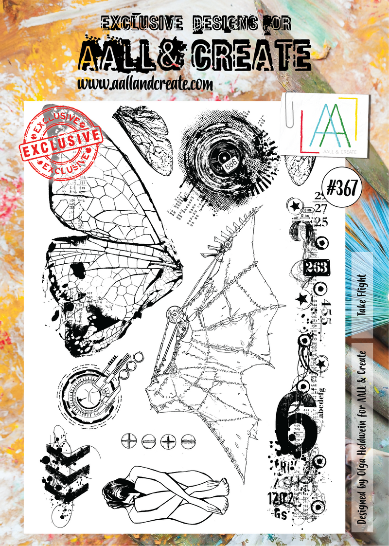 AALL and Create Stamp Set - 367 - Take Flight-1