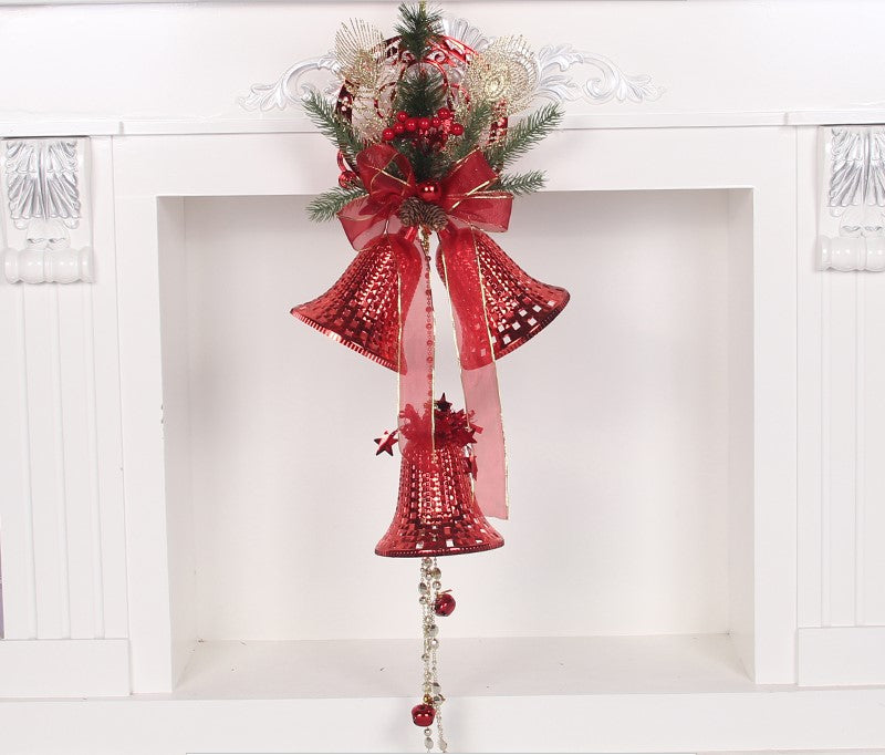 Christmas Bell Ornaments, Pearlescent Paper Tree Decorations-11