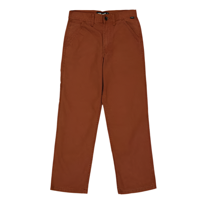 Vans 'Drill Chore' Carpenter Jeans - Brown (KIDS)-1