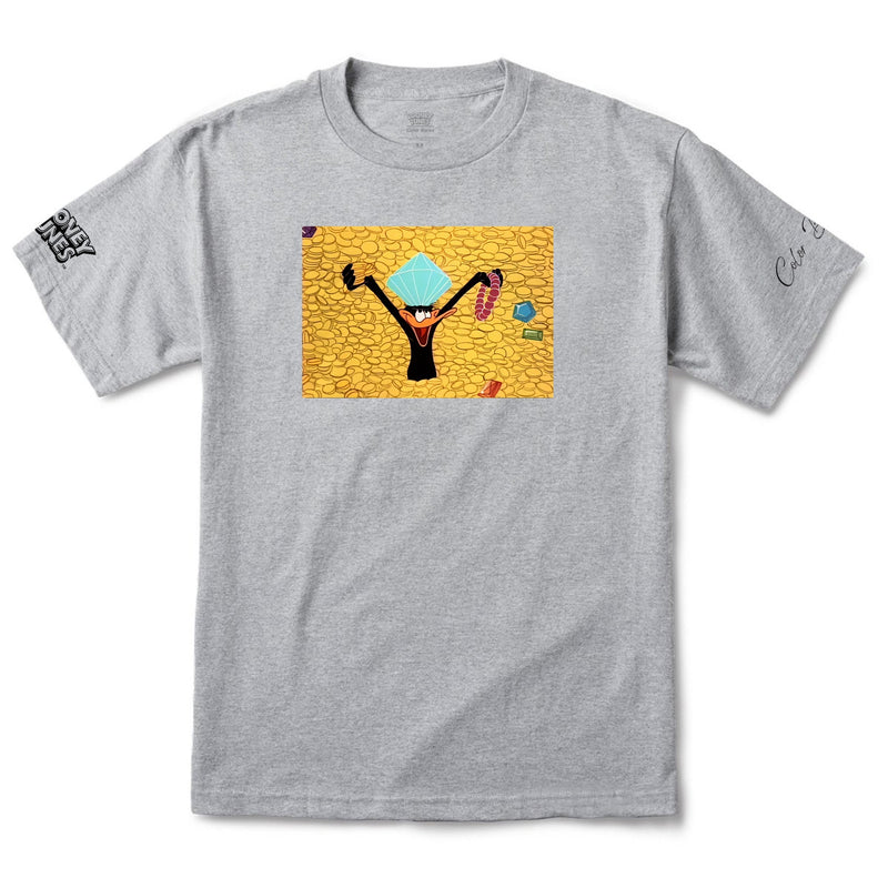 Color Bars x Looney Tunes 'Riches' Tee - Heather Grey-1