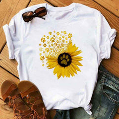 Round Neck Minimalist Retro Loose Fitting Women's Short Sleeved-3