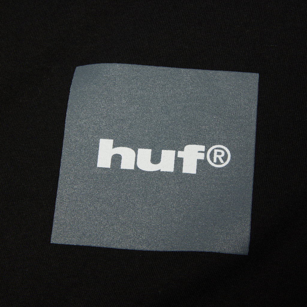 HUF '89 Box Logo' Tee - Black/Grey-2