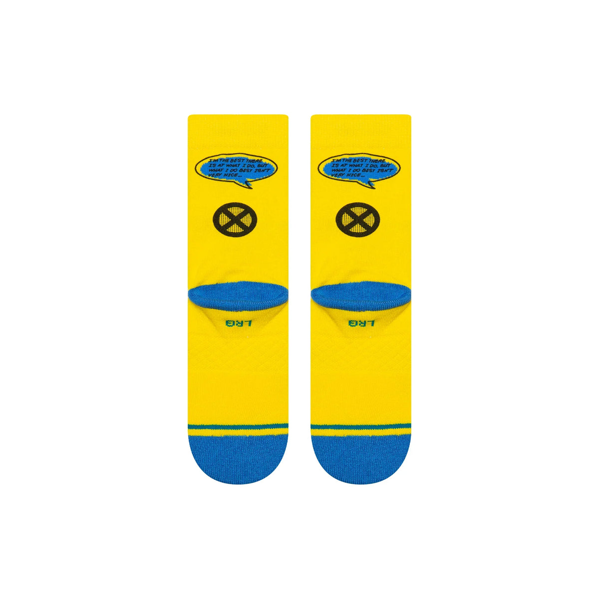 Stance x Marvel 'Wolverine' Crew Socks - Yellow (KIDS)-2