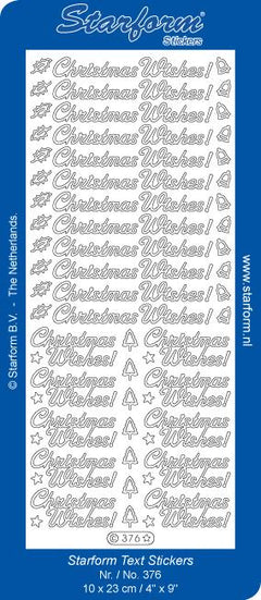 Deco Stickers - Text - Christmas Wishes-1