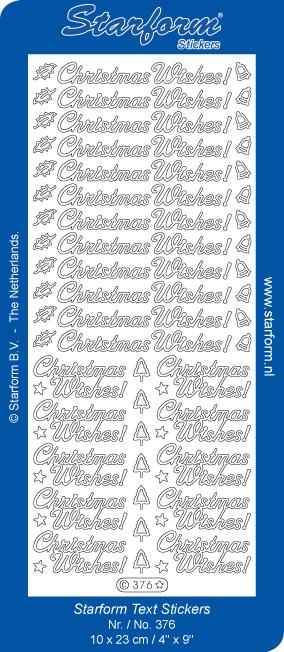 Deco Stickers - Text - Christmas Wishes-1
