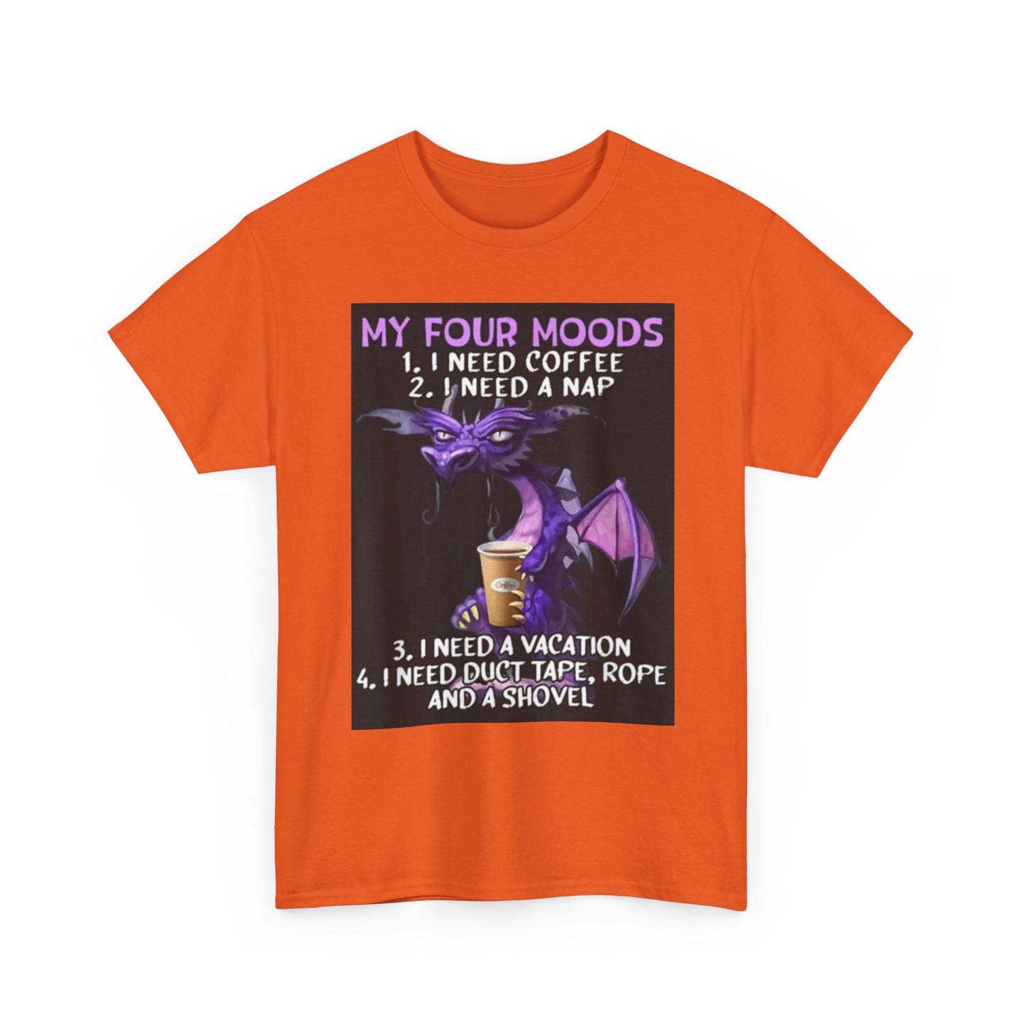 "My 4 Moods" Unisex Heavy Cotton Tee