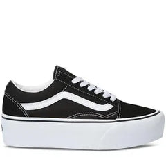 Vans 'Old Skool Stackform' Shoes - Black/True White-1