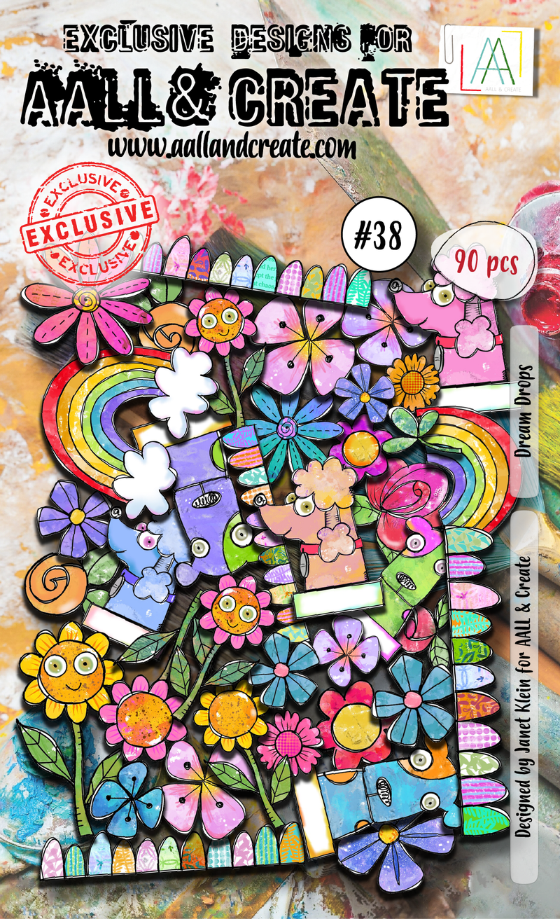 AALL and Create  Ephemera Die-Cuts - 38 - Dream Drops-1