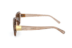 Boléro Odette — Quilted Rectangular Sunglasses-13