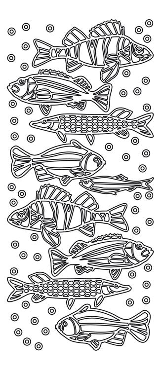 Peel-Off Stickers - Fish-1