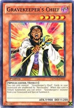Gravekeeper's Chief (SDMA-EN011) - Structure Deck: Marik 1st Edition-1