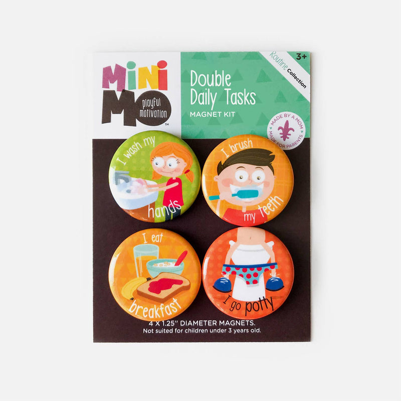 Minimo Playful Motivation - Double Daily Tasks - Canadian Brand - Ages 3+-1