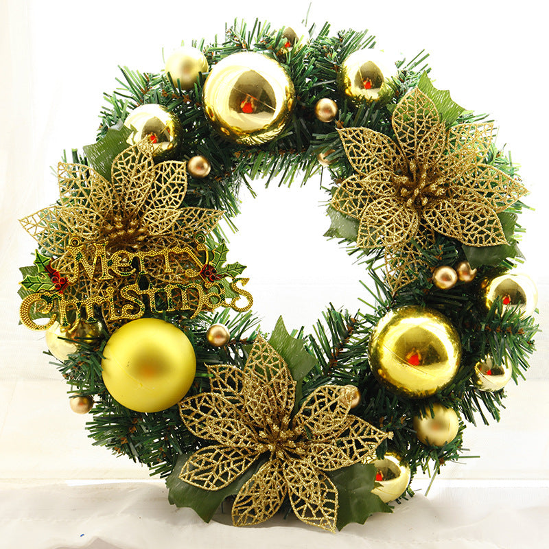 Christmas Wreath – 30cm Artificial Door Wreath, Home & Garden Holiday Decor-9