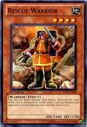 Rescue Warrior (STBL-EN006) - Starstrike Blast 1st Edition-1
