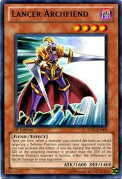 Lancer Archfiend (STBL-EN009) - Starstrike Blast 1st Edition-1