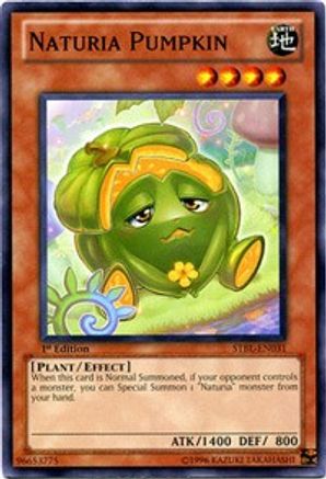 Naturia Pumpkin (STBL-EN031) - Starstrike Blast 1st Edition-1