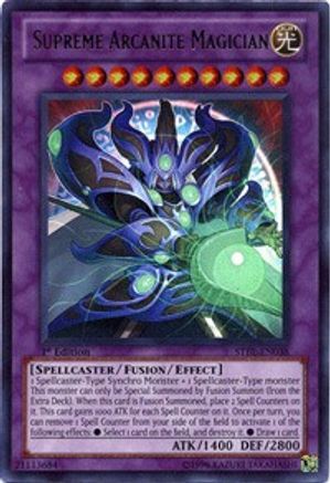 Supreme Arcanite Magician (STBL-EN038) - Starstrike Blast 1st Edition-1