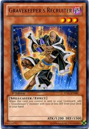 Gravekeeper's Recruiter (STBL-EN085) - Starstrike Blast 1st Edition-1