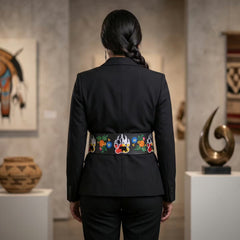 Heritage Leather Regalia Belt (Bear Paw)-4