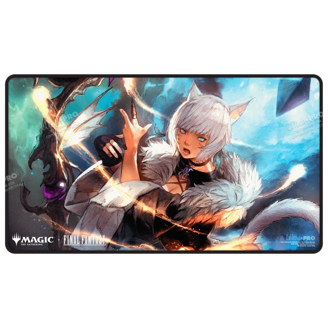 Magic: The Gathering - Final Fantasy - Y'shtola Rhul Playmat: Black Stitched