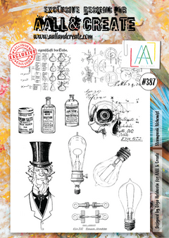 AALL and Create Stamp Set - 387 - Steampunk Alchemist-1