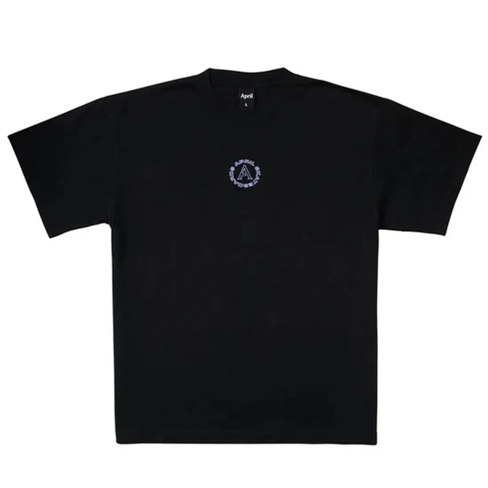 April Skateboards 'Full Circle' Tee - Black-1