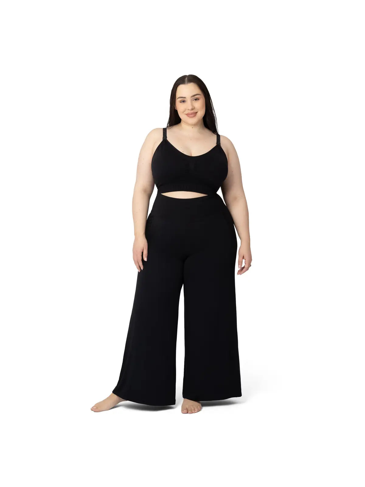 Bamboo Wide Leg Maternity & Postpartum Lounge Pant-1
