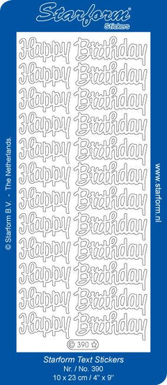 Deco Stickers - Happy Birthday-1