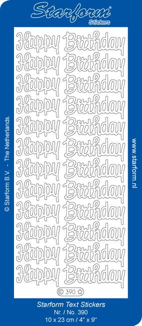 Deco Stickers - Happy Birthday-1