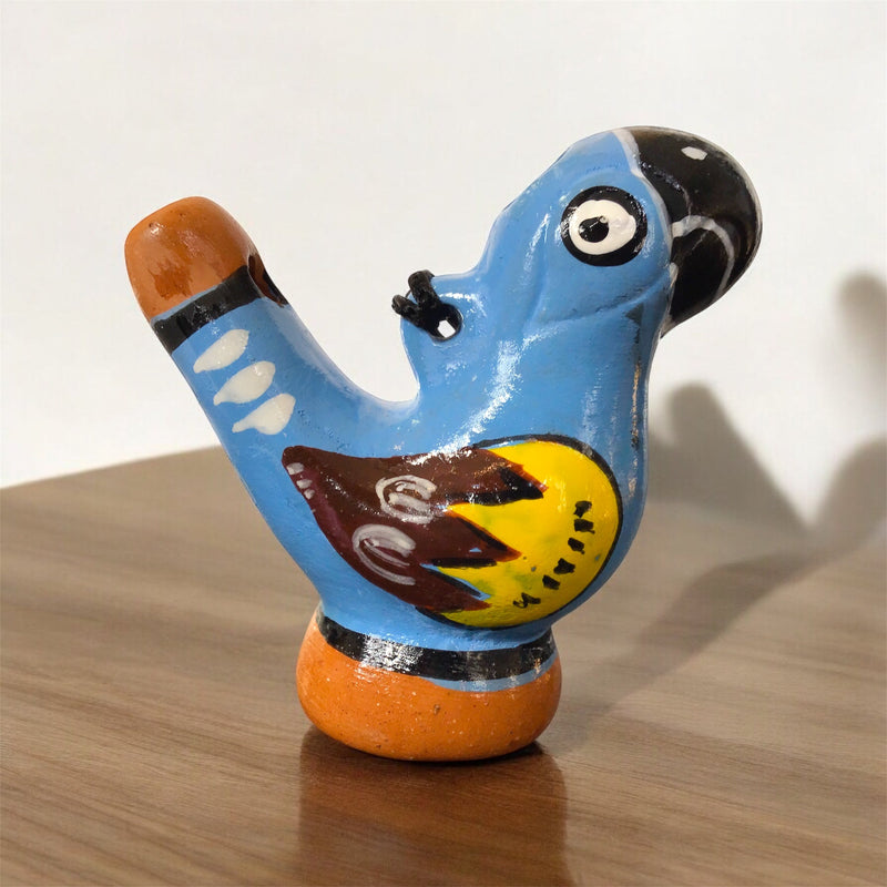 Painted Parrot Bird Water Whistle-3