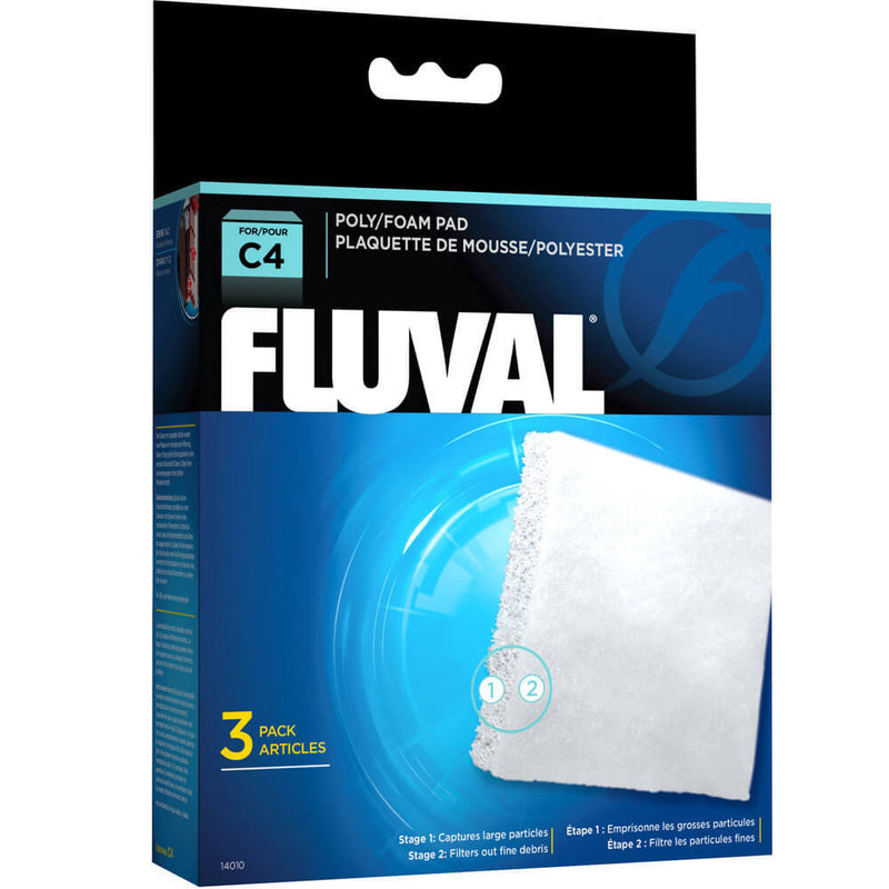 Fluval C4 Poly Foam Pad (3 Pack)-1