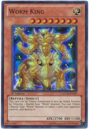 Worm King (STOR-EN097) - Storm of Ragnarok 1st Edition-1