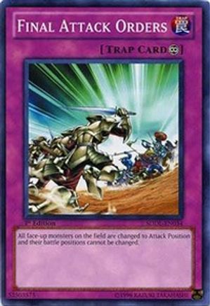 Final Attack Orders (SDDL-EN034) - Structure Deck: Dragunity Legion 1st Edition-1