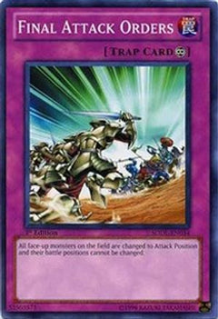Final Attack Orders (SDDL-EN034) - Structure Deck: Dragunity Legion 1st Edition-1