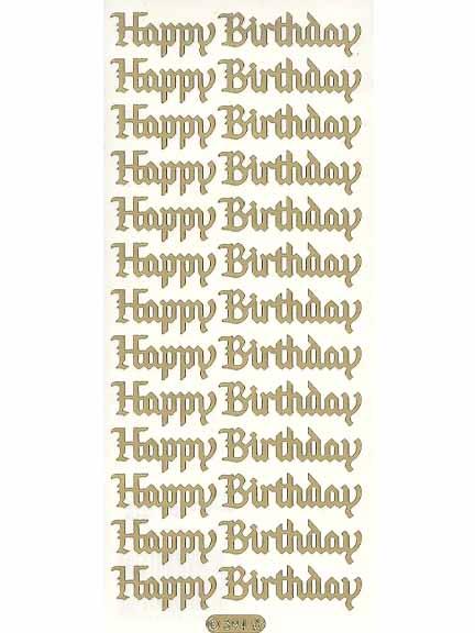 Deco Stickers - Happy Birthday-1