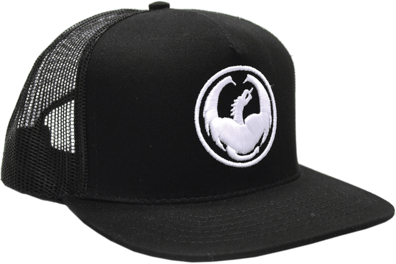 Dragon 'Icon' Mesh Snapback - Black-1