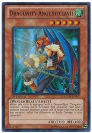 Dragunity Angusticlavii (HA04-EN047) - Hidden Arsenal 4 1st Edition-1