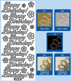 Deco Stickers - Happy Birthday-1