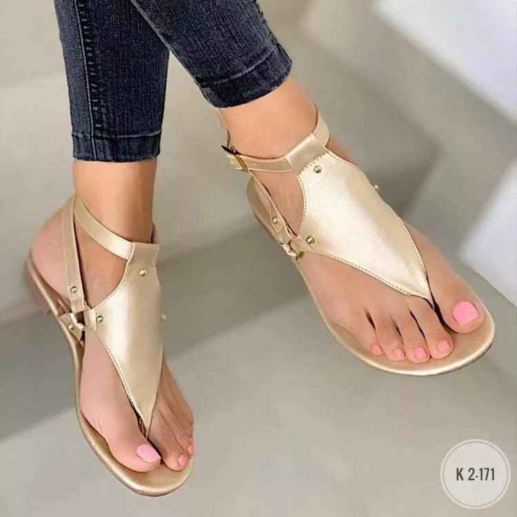 Beach buckle sandals-4