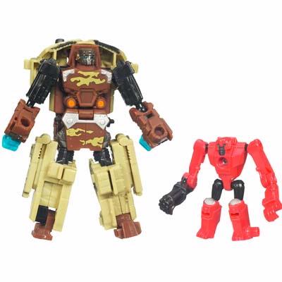 Transformer Power Core Combiners Figure Set Autobot STEELSHOT with Mini-Con BEACON-3