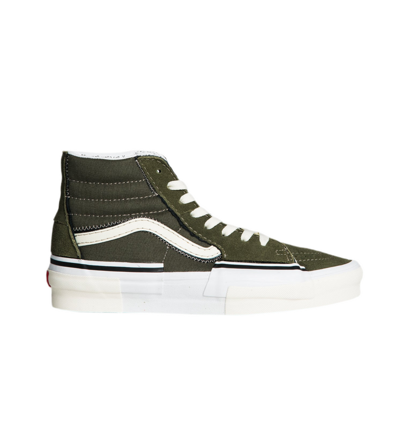 Vans 'Sk8-Hi Reconstruct' Shoes - Olive-1