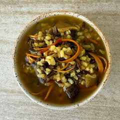 FORAGER’S SOUP: WILD RICE AND MUSHROOMS-2