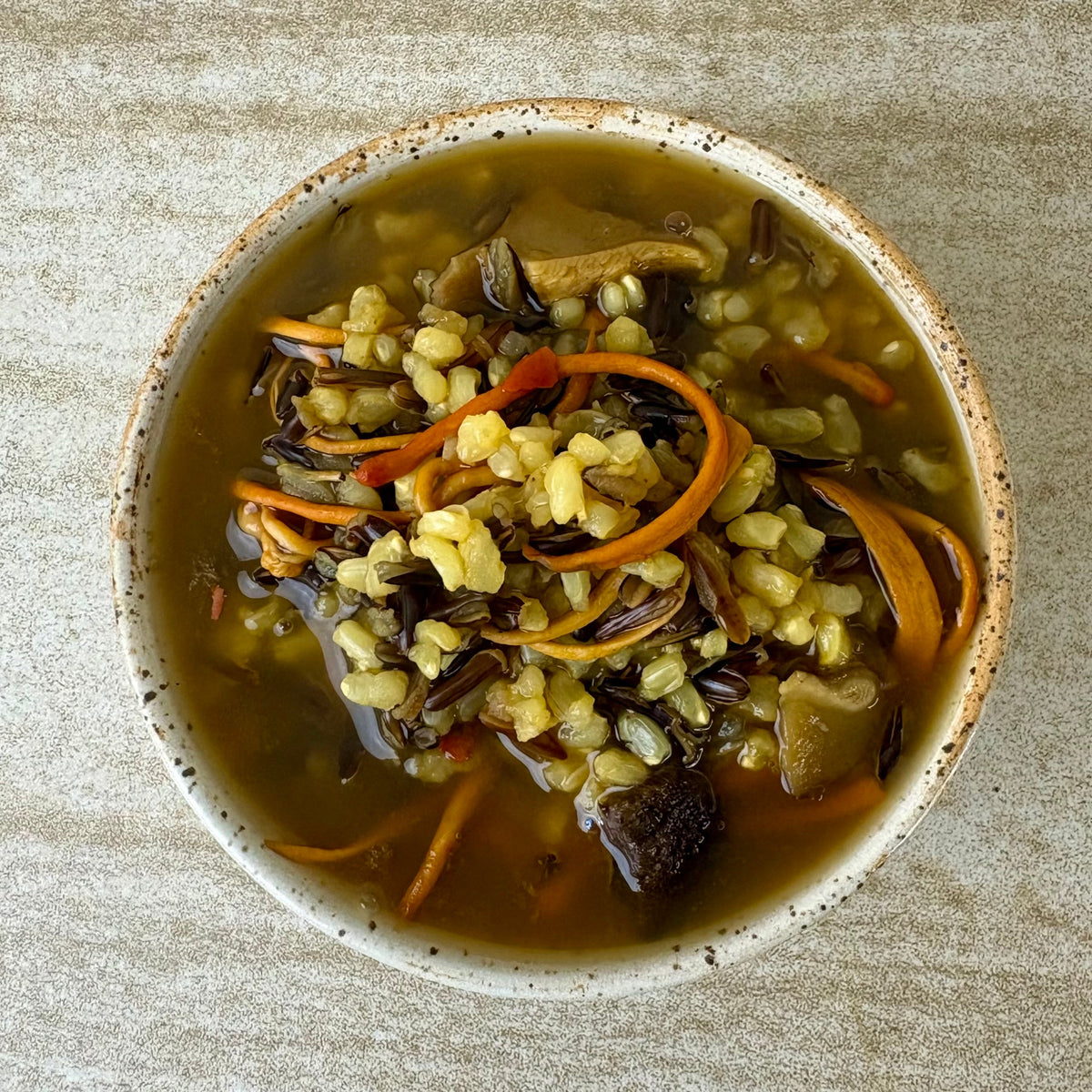 FORAGER’S SOUP: WILD RICE AND MUSHROOMS-2