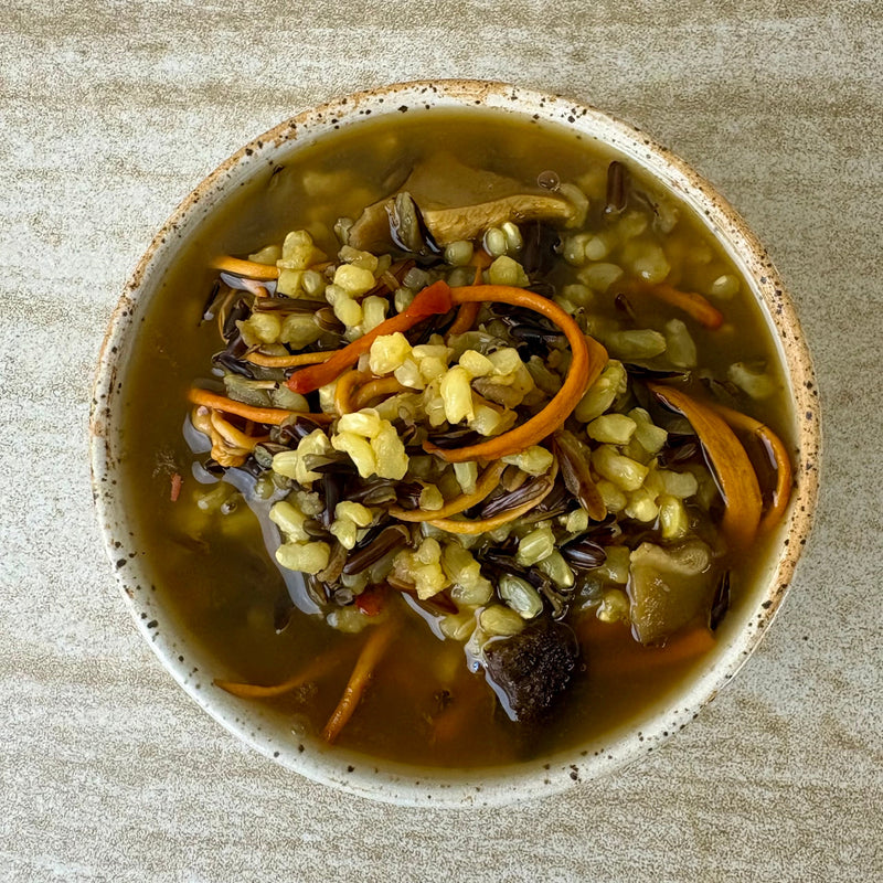 FORAGER’S SOUP: WILD RICE AND MUSHROOMS-2