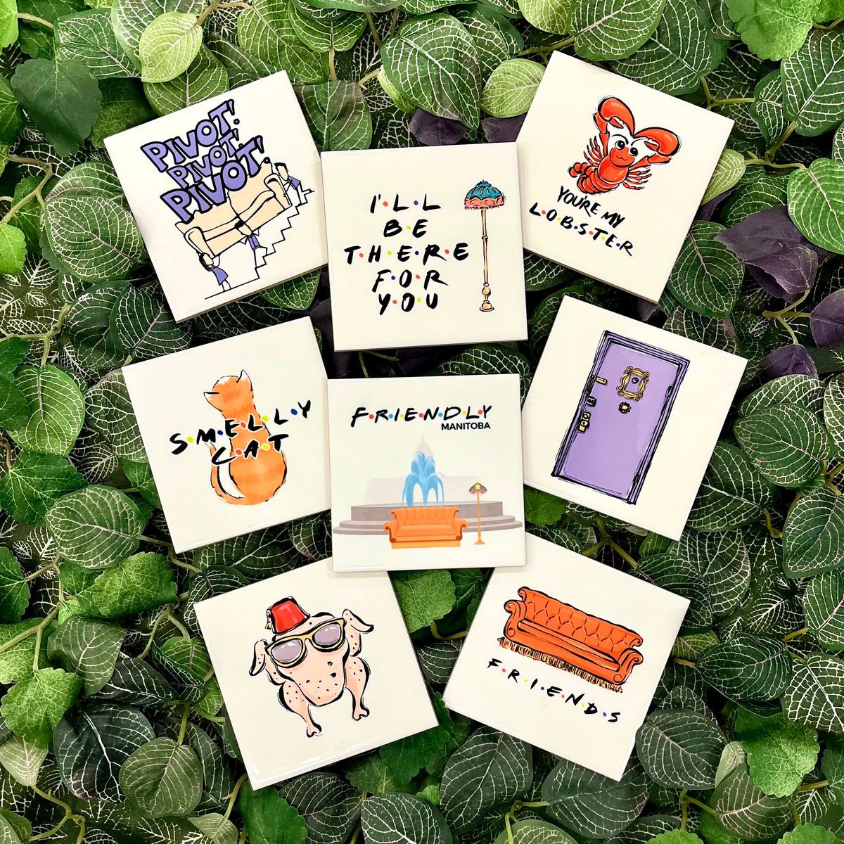Friends Cartoon Graphic Coaster-1